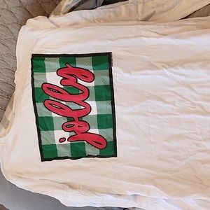 CHRISTMAS LONG SLEEVE JOLLY TEE SIZE XL